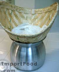 sticky rice cheesecloth
