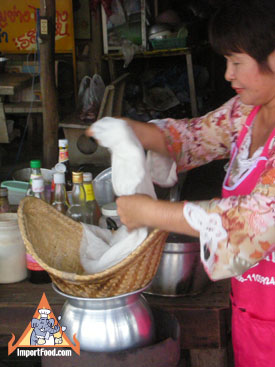 sticky rice street vendor
