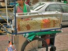 Deep-Fried Meatballs from a Push Cart