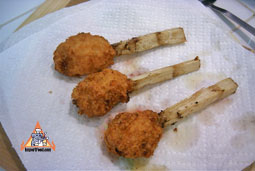 Thai sugar cane prawns