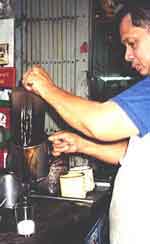 Thai coffee preparation step 3