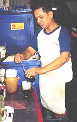 Thai coffee preparation step 6