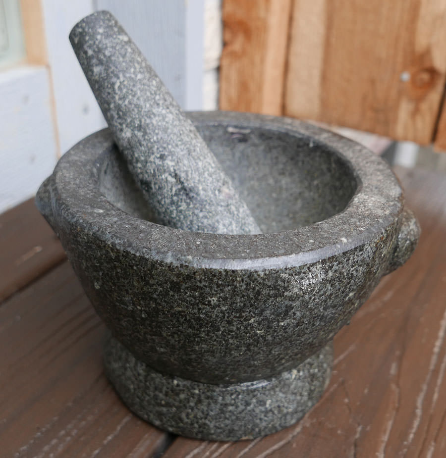 7 Inch Thai Granite Mortar And Pestle ImportFood