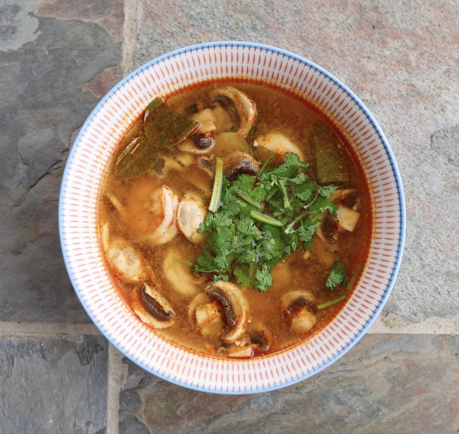 Thai Prawn Soup with Lemongrass, 'Tom Yum Goong'
