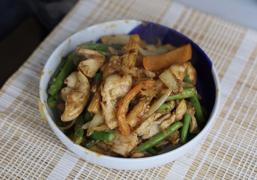 Thai Spicy Chicken With Vegetables