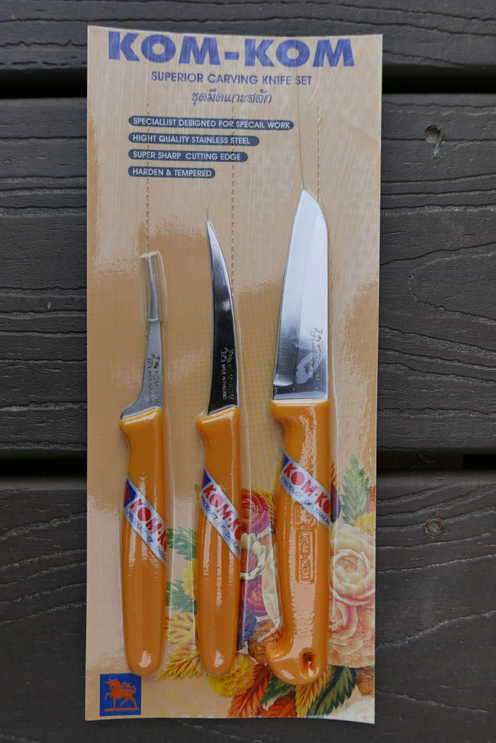 Fruit & Vegetable Garnishing Knives & Tools Set, Kiwi Kom Kom, 11