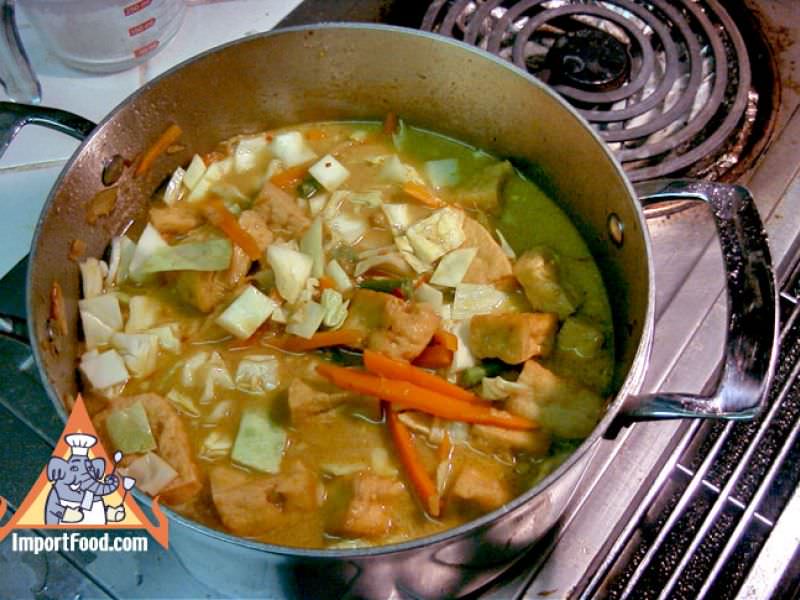 Vegetable Curry, 'Sayur Lodeh'