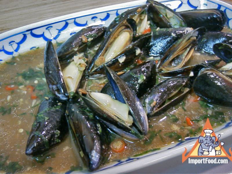 Baked Mussels in Soybean Sauce