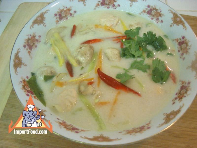 Tom Kha Salmon, Prepared by the Prime Minister of Thailand