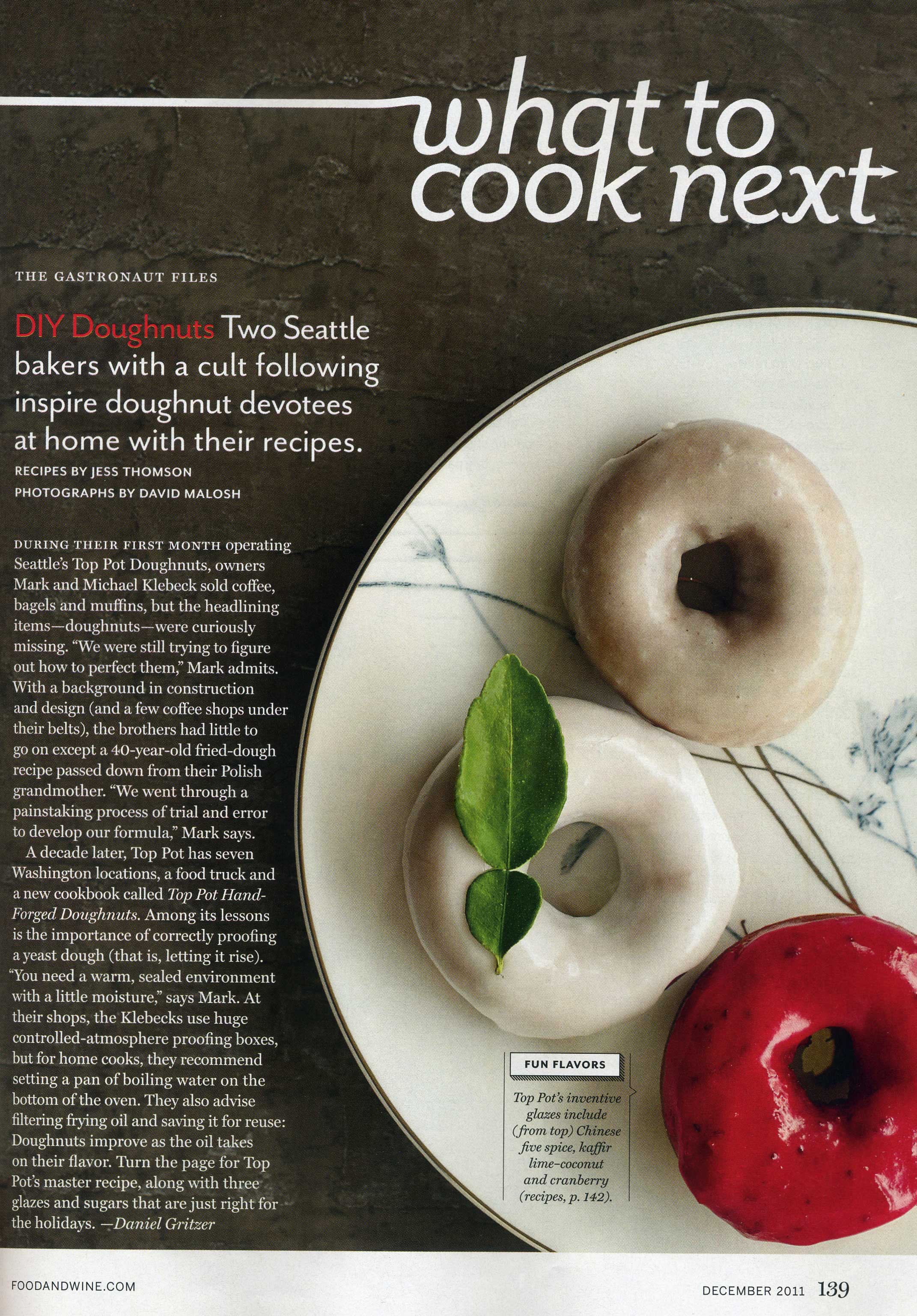 Recipe Kaffir Lime Coconut Doughnut Glaze