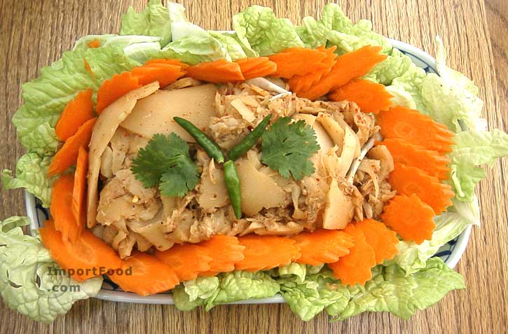 Frog with Thai Chile Paste & Bamboo, 'Namprik Kob'