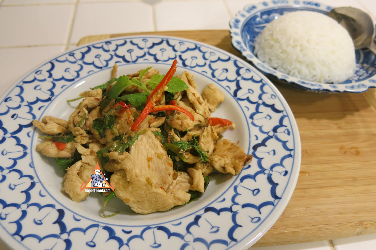 Simple Hot Basil Chicken Gai Pad Krapao