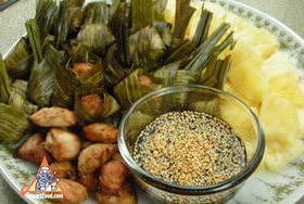 Recipe Chicken in Pandan Leaves, 'Gai Haw Bai Toey'