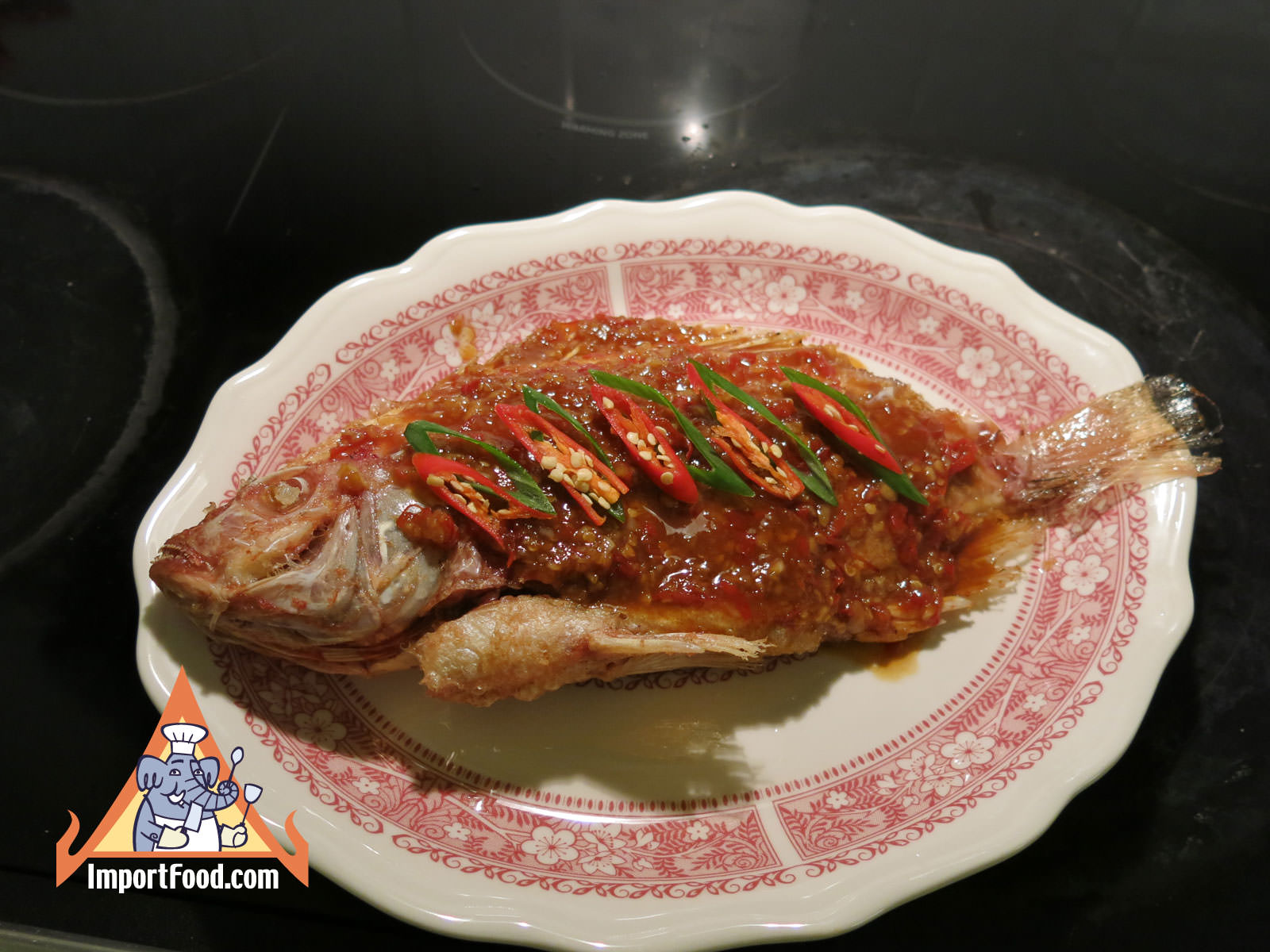 Roasted Chili-Garlic Red Snapper