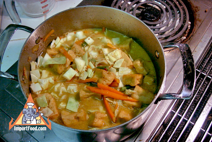 Vegetable Curry, 'Sayur Lodeh'