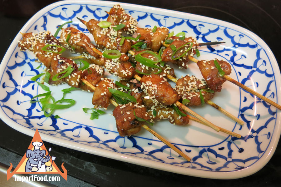 Skewered Sesame Chicken