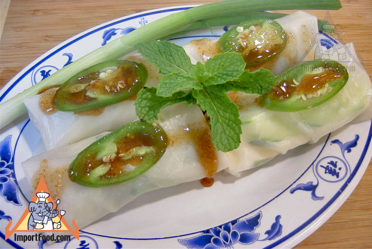 Thai Spring Roll Wrappers, 22 cm :: ImportFood