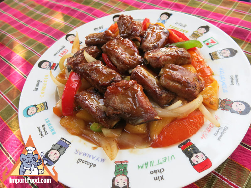 Recipe Sweet & Sour Spareribs, 'See Klong Priao Wan'