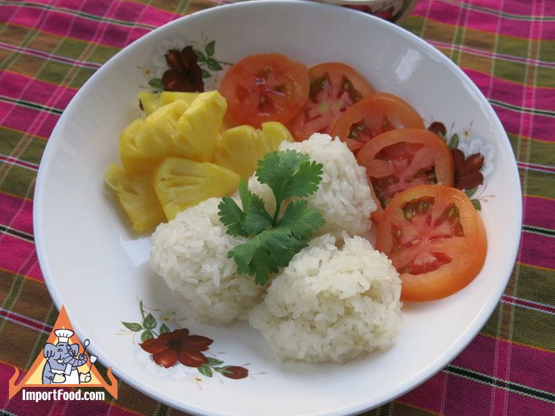 Chicken Stuffed Sticky Rice, 'Khao Niao Sod Sai Kai'