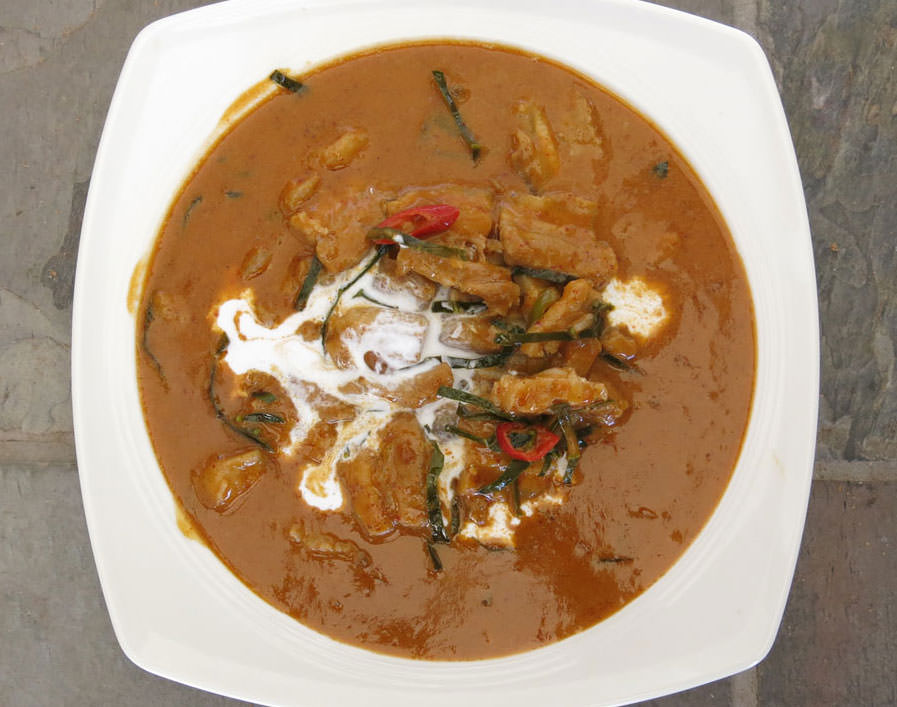 Pork deals panang curry