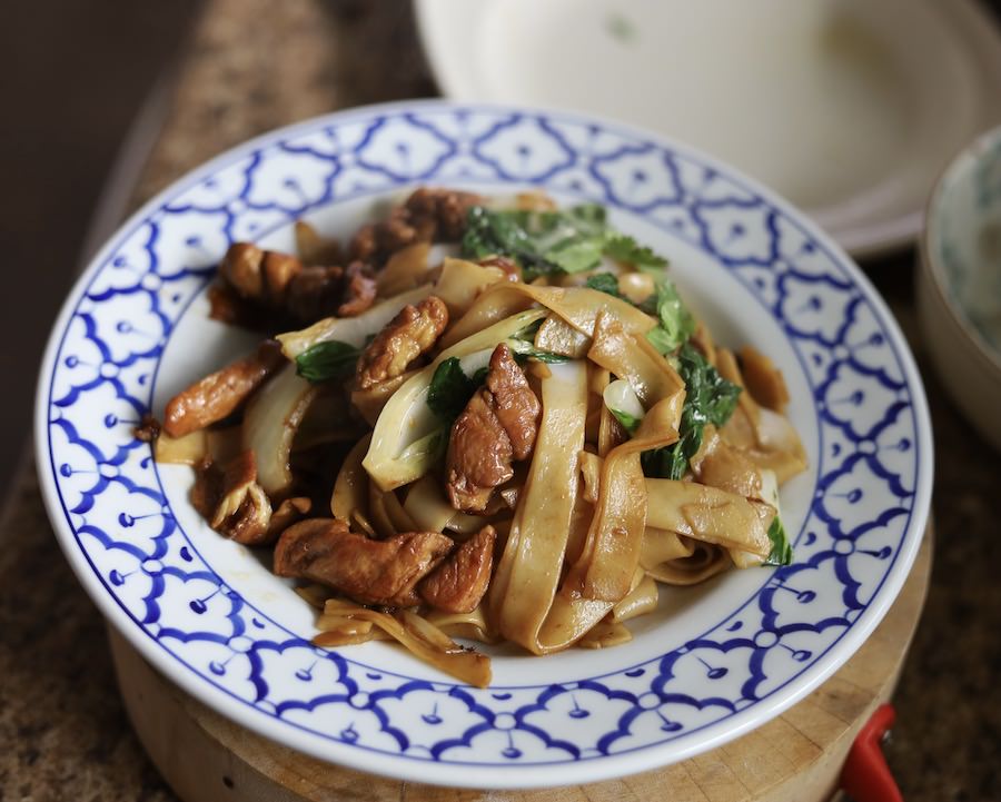 Thai Druken Noodles, Kee Mao, Chicken