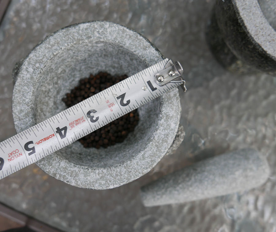 Mortar and Pestle, Solid Thai Granite :: ImportFood