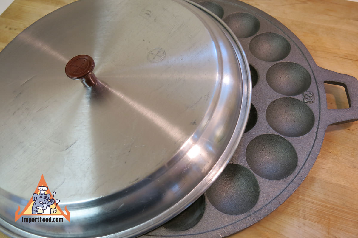 Details about   Thai Traditional Kanomkrok Pan Dessert Lid 13 Holes&28 Holes Pan Cover Aluminium 