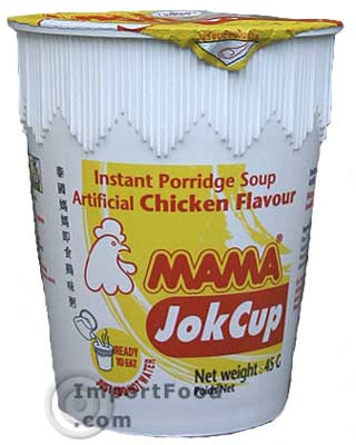 Mama Jok Cup Instant Rice Porridge Chicken Flavour 3 Packets x 45g delivery  near you in Thailand