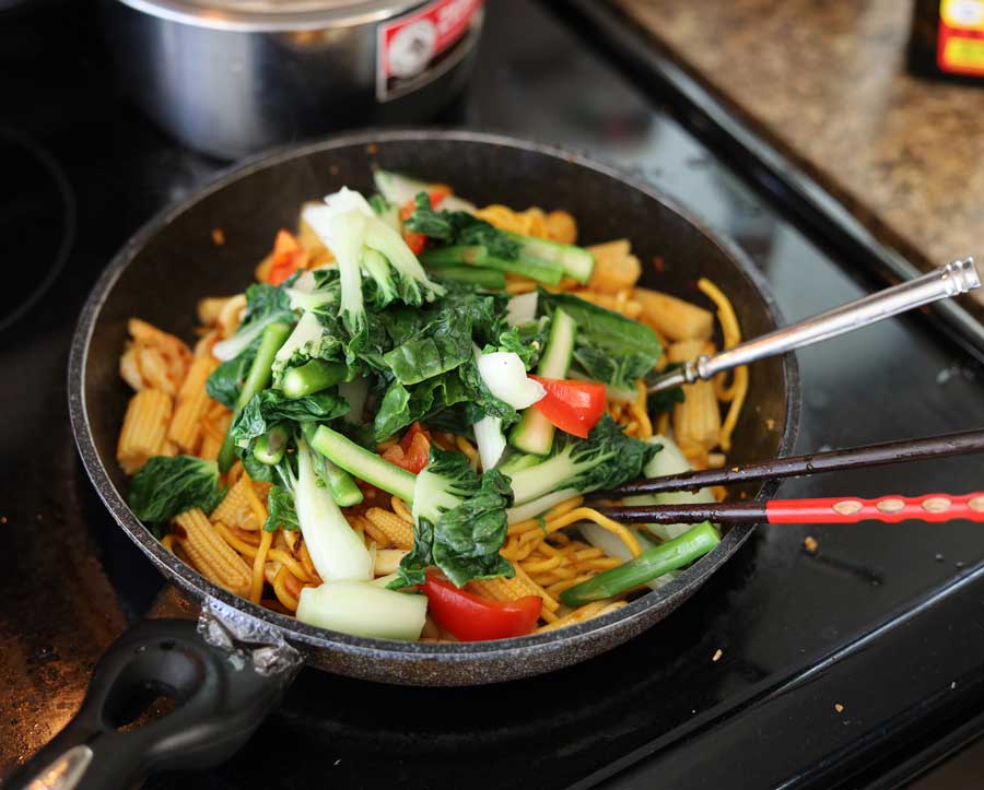Add Vegetables Stir