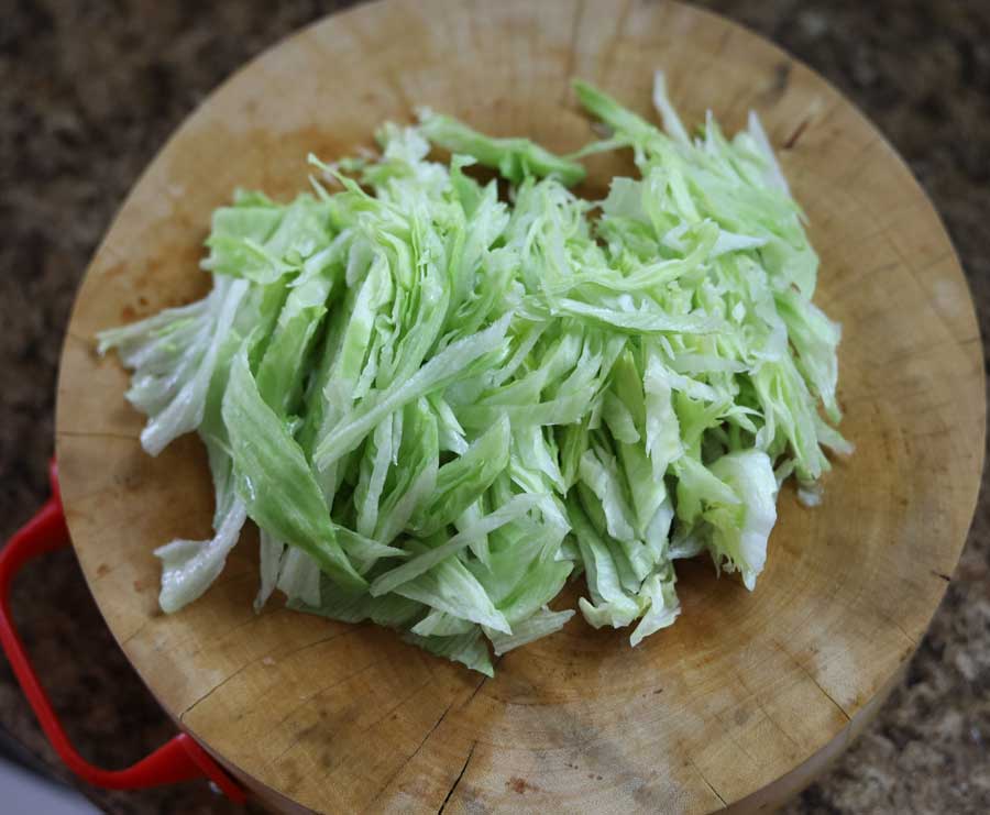 Cut Lettuce