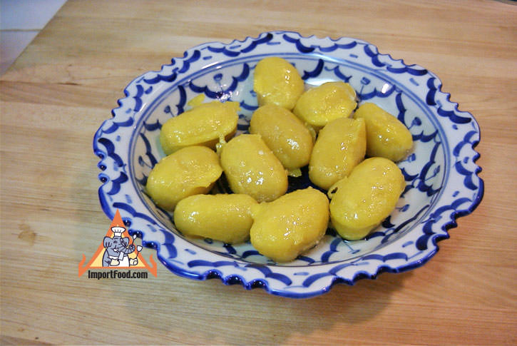 Jackfruit seed dessert met khanoon