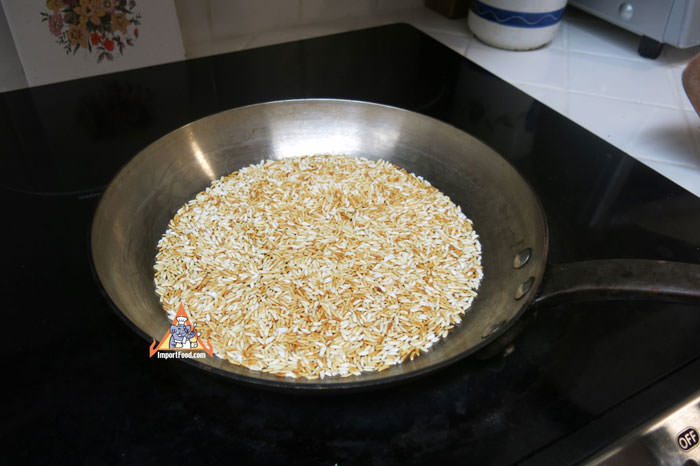 Dry Roast Rice