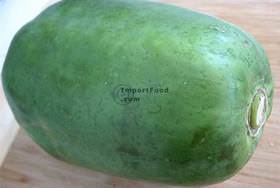 Fresh green papaya