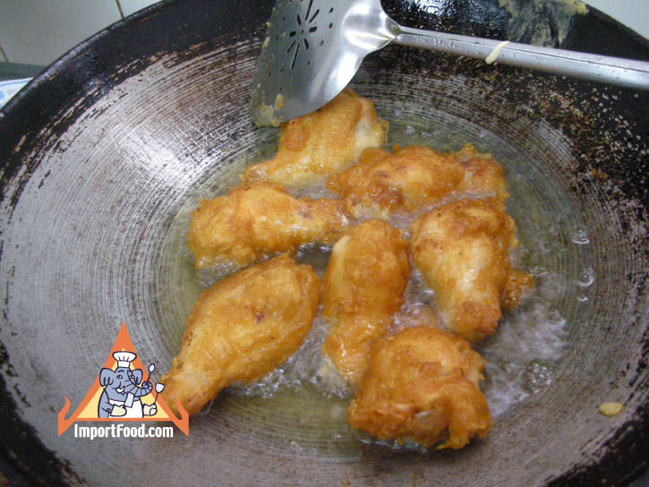 Frying chicken