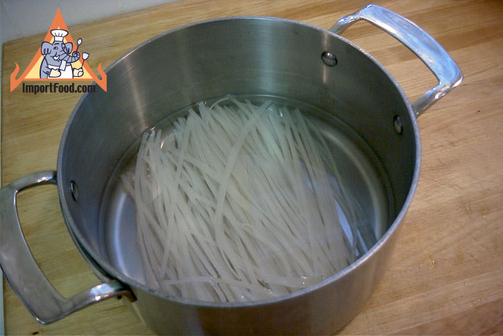 Soak noodles