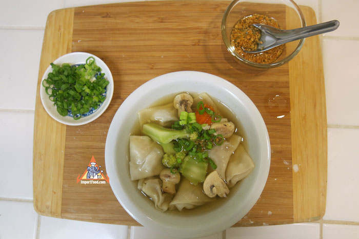 Wonton Soup Thai Style