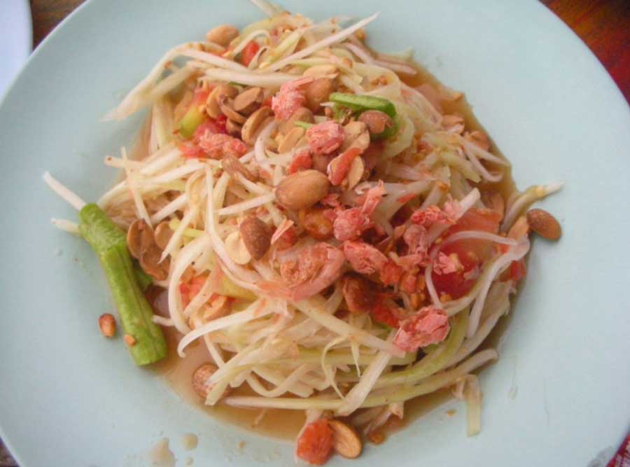 Recipe Thai Green Papaya Salad Som Tum