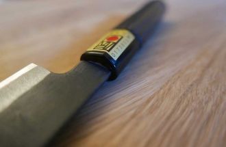 Blade Into Chestnut Handle