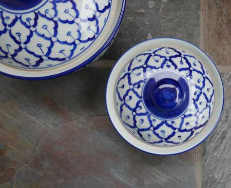 Thai Ceramic, 5 in serving bowl w/lid