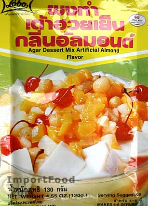 Thai Agar Dessert Mix, Almond Flavor