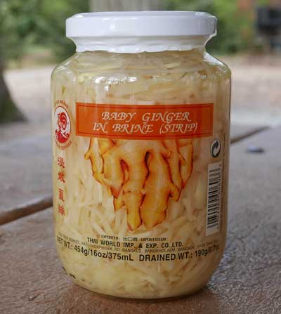 Thai baby ginger, strips, 16 oz