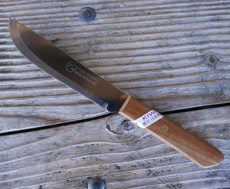 10.5 butcher knife, Kiwi, wood handle - ImportFood