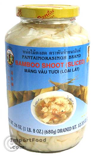 Thai Bamboo Shoots, Sliced - 24 oz jar