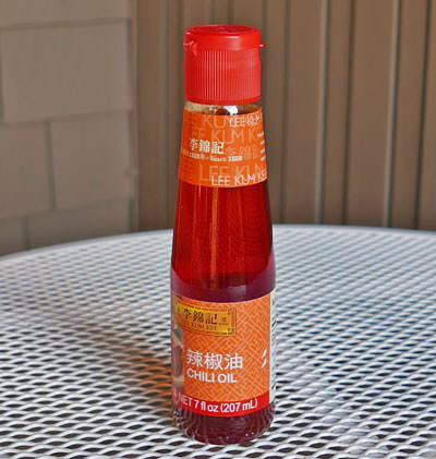 Red Chili Oil, Lee Kum Kee, 7 oz bottle