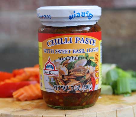 Thai Chili Paste With Sweet Basil Leaves