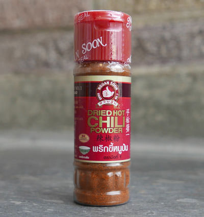 Extra Fine Hot Thai Chile Powder, Hand Brand