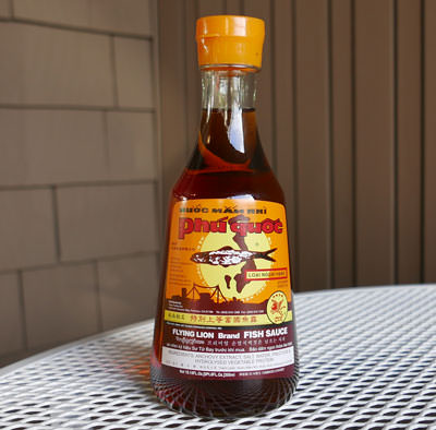 Flying Lion Fish Sauce, 10 oz bottle