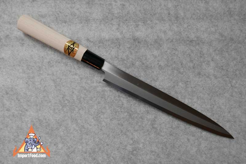 Hand Crafted Sashimi Knife, Magnolia Handle, Japan, 18