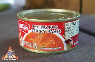 Kaeng Kua Curry Paste, Maesri