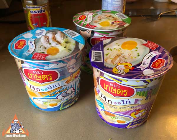 Full Case of 12x Mama - 45g - Jok Cup - Instant Porridge Soup